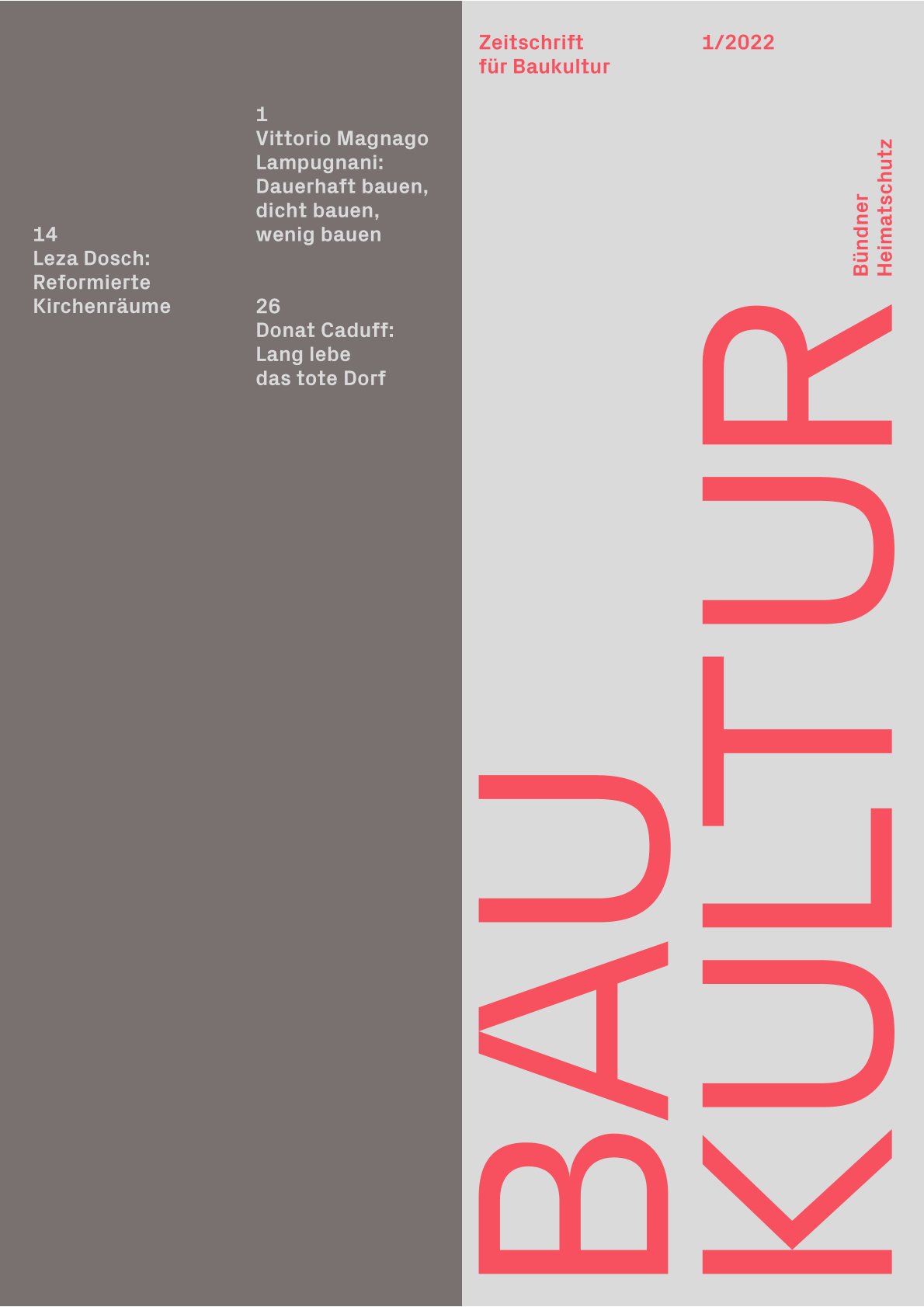 Zeitschrift für Baukultur 1/2022