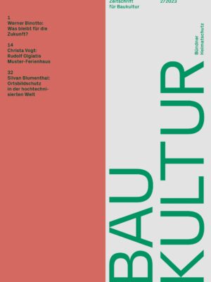 Zeitschrift für Baukultur 2/2023
