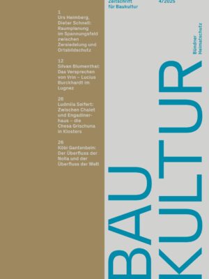 Zeitschrift für Baukultur 4/2025